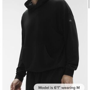 ALO Yoga: Men's Black Hoodie Sweatshirt NEW WITH TAGS